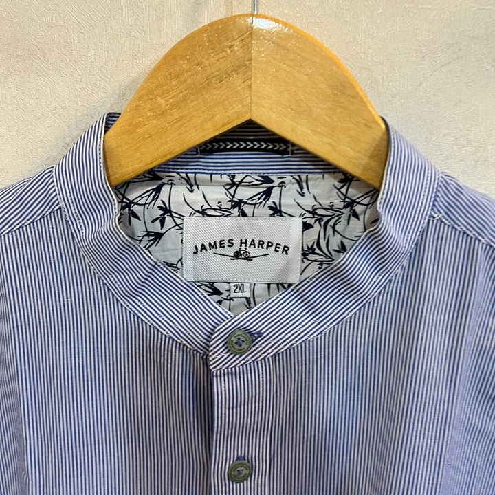 JAMES HARPER BEN COLLAR COTTON SHIRT