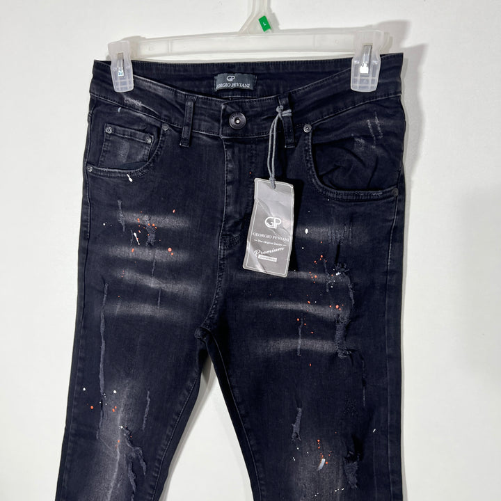 GEORGIO PEVIANI SKINNY FIT RIPPED JEANS BRAND NEW WITH STRETCH