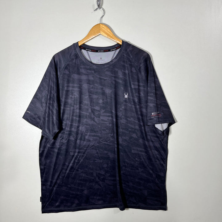 SPYDER RASH GUARD CAMOUFLAGE SPORT TSHIRT