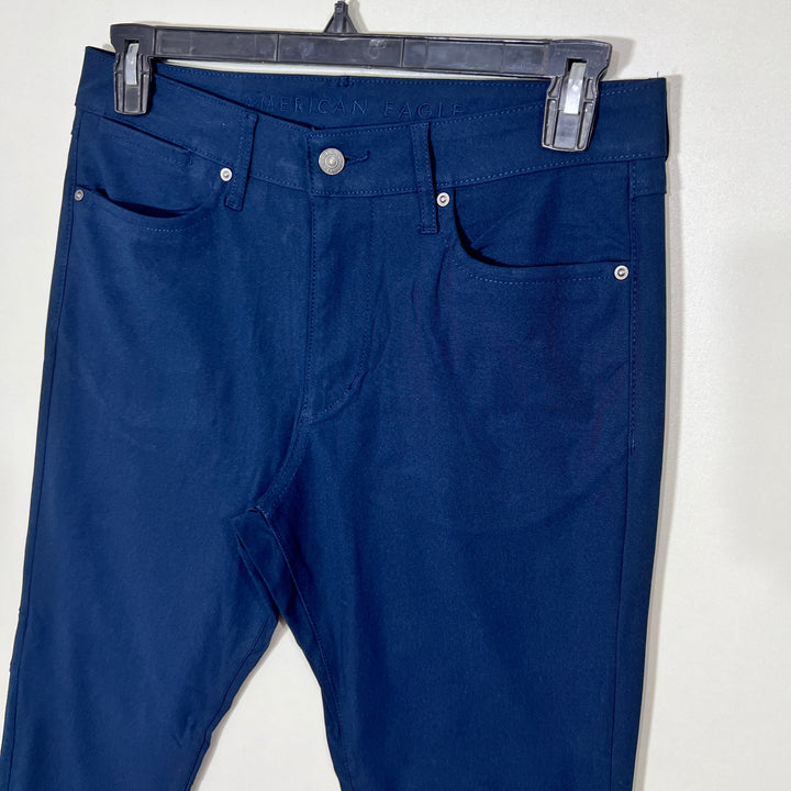 AMERICAN EAGLE SLIM FIT PERFORMANCE PANT WITH STRETCH NAVY BLUE