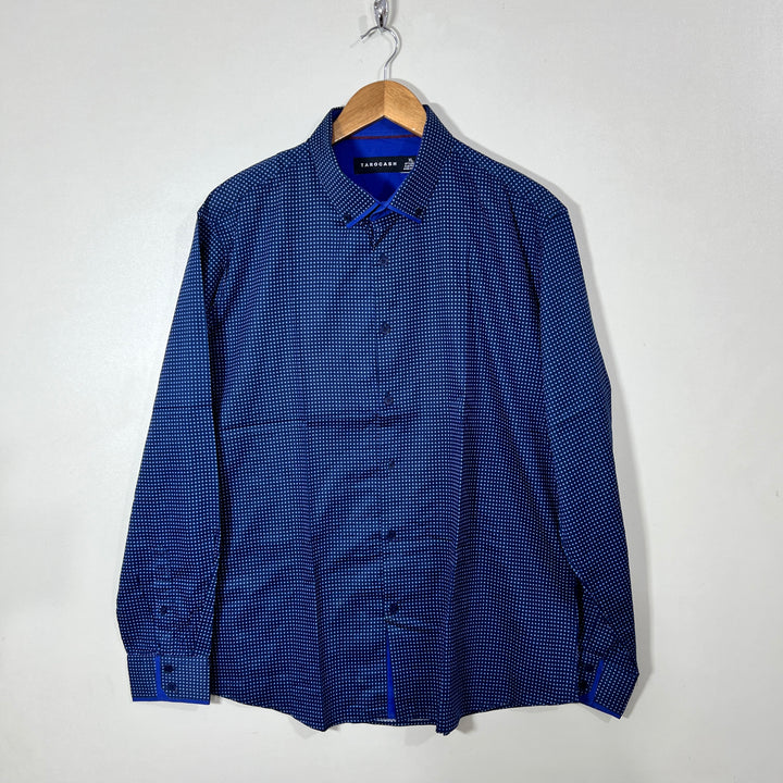 TAROCASH BUTTON DOWN COTTON SHIRT