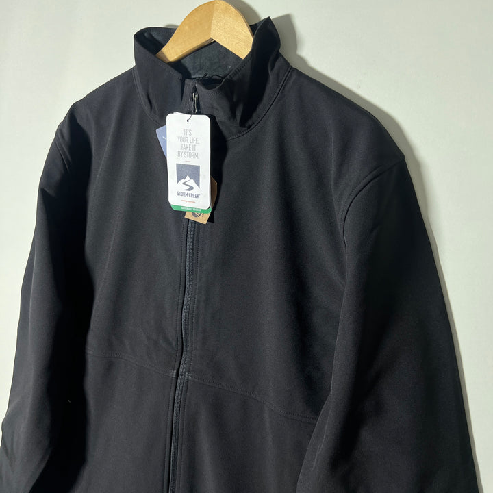 STORM CREEK SOFT SHELL WINDBREAKER JACKET INNER FLEECE