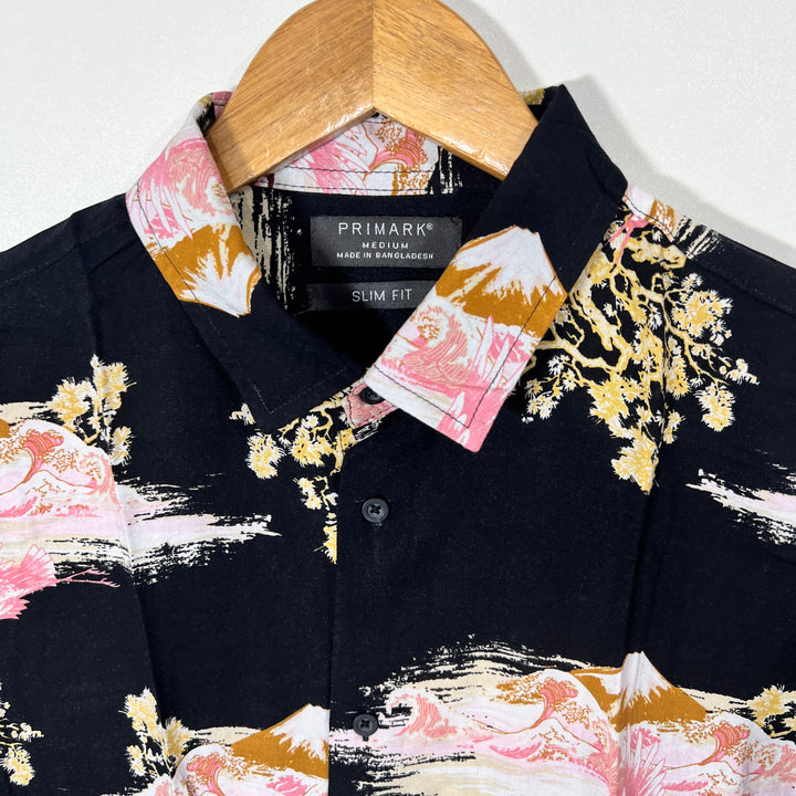 PRIMARK SAFARI COLLAR HALF SLEEVES SHIRT