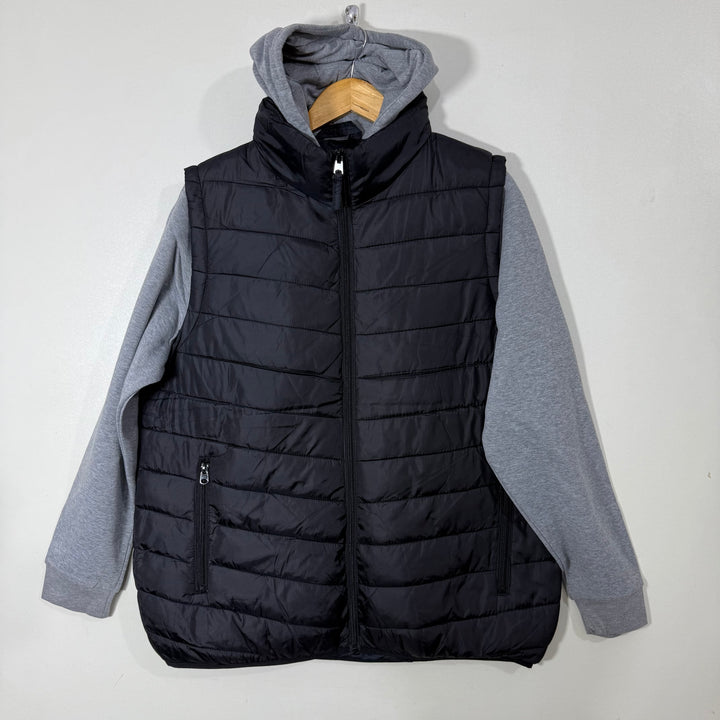 CHEROKEE FLEECE PUFFER JACKET WITH HOOD