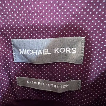 MICHAEL KORS SLIM FIT SEMI FORMAL COTTON SHIRT WITH STRETCH - JS BROTHERS 