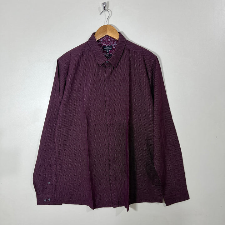 NEXT SLIM FIT TEXTUR SHIRT