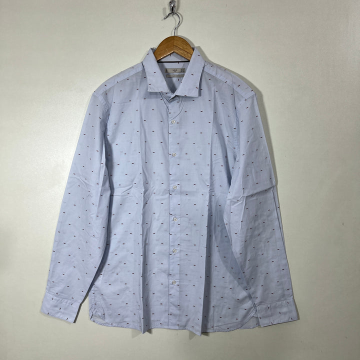 MANGO SLIM FIT COTTON SHIRT