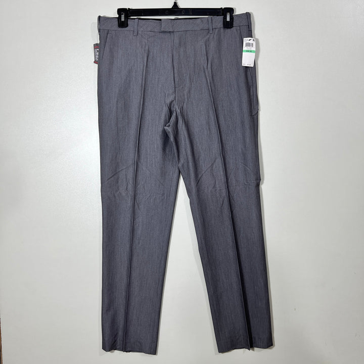 VAN HEUSEN STRAIGHT FIT PREMIUM NON IRON WAISTBAND STRETCH FLEX TEXTURE DRESS PANT BRAND NEW
