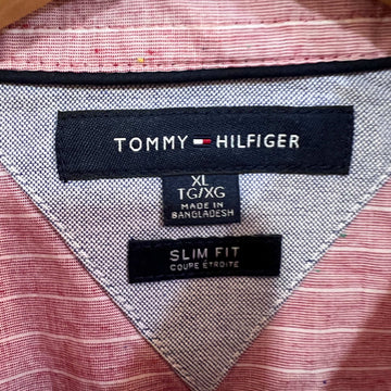 TOMMY HILFIGER SLIM FIT BUTTON DOWN CASUAL SHIRT - JS BROTHERS 