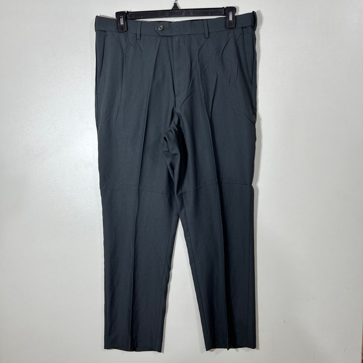 CROFT & BARROW CLASSIC FIT FLAT FRONT MACHINE WASHABLE EASY CARE STRETCH WAISTBAND EASY CARE DRESS PANT BRAND NEW WITHOUT STRETCH GREY COLOUR