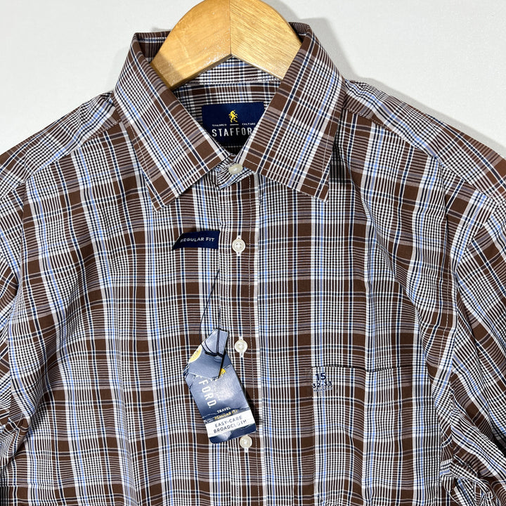 STAFFORD REGULAR FIT EASY CARE SEMI FORMAL SHIRT BRAND NEW