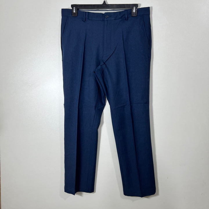 GREG NORMAN STRAIGHT FIT TEXTUR PERFORMANCE PANT WITH STRETCH BLUE COLOUR