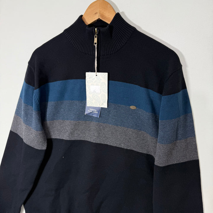 AIOPESON PREMIUM GOOD HALF ZIP COTTON SWEATER BRAND NEW