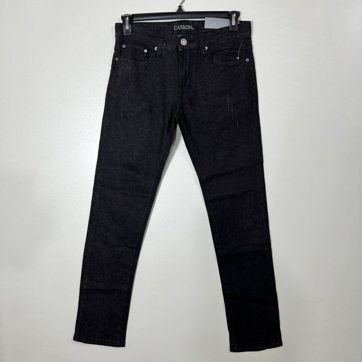 CARBON STRAIGHT FIT DENIM PANT WITH STRETCH