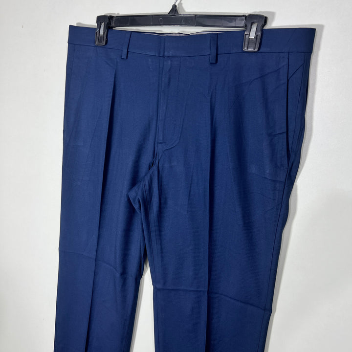 HAGGAR TAILORED FIT SHIRT GRIPER DRESS PANT WITH STRETCH