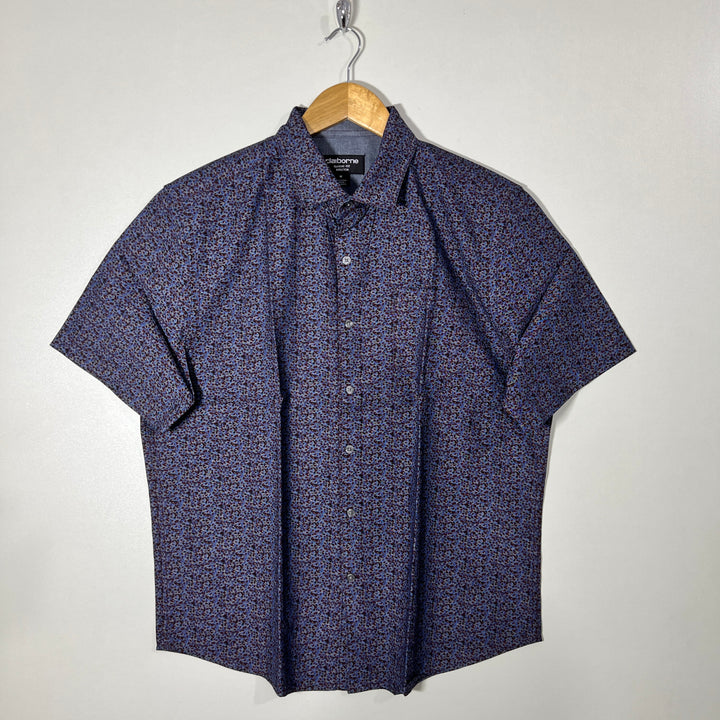 CLAIBORNE CLASSIC FIT HALF SLEEVES SHIRT WITH STRETCH