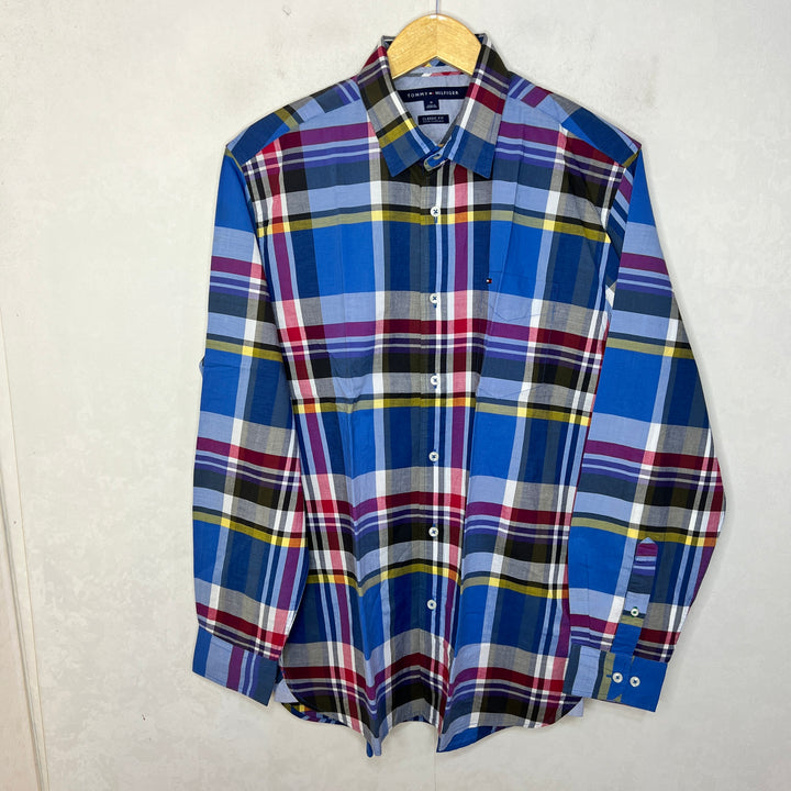 TOMMY HILFIGER CLASSIC FIT CASUAL COTTON SHIRT