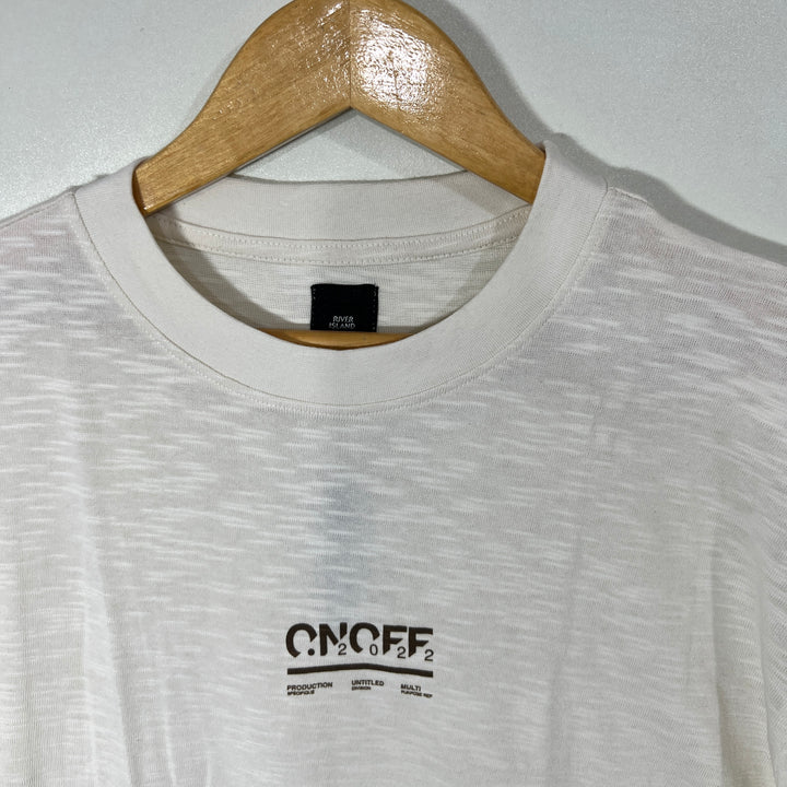 RIVER ISLAND OVERSIZED LOOSE FIT COTTON TSHIRT BRAND NEW