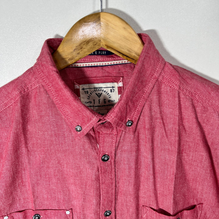 TFG BUTTON DOWN HALF SLEEVES SHIRT