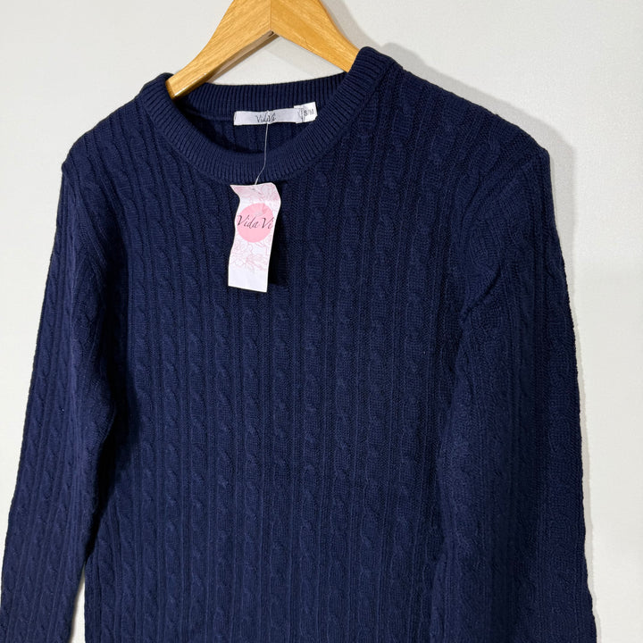 VIDA VI KNITWEAR SWEATER BRAND NEW BLUE COLOUR