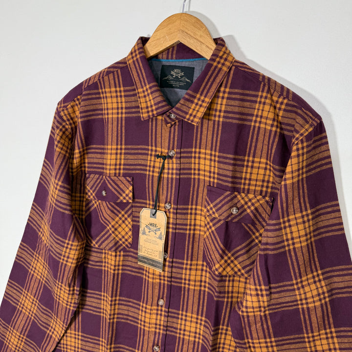 MBX DOUBLE POCKETS FLANNEL COTTON SHIRT BRAND NEW