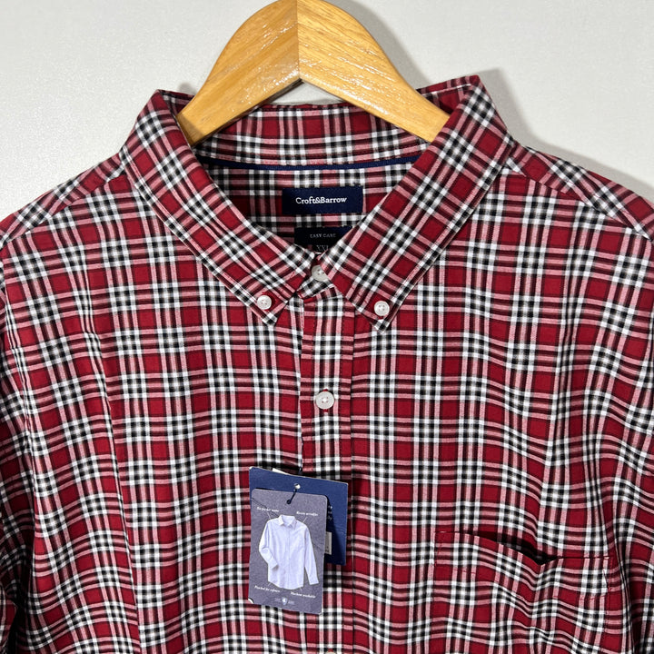 CROFT & BARROW BUTTON DOWN CASUAL COTTON SHIRT BRAND NEW