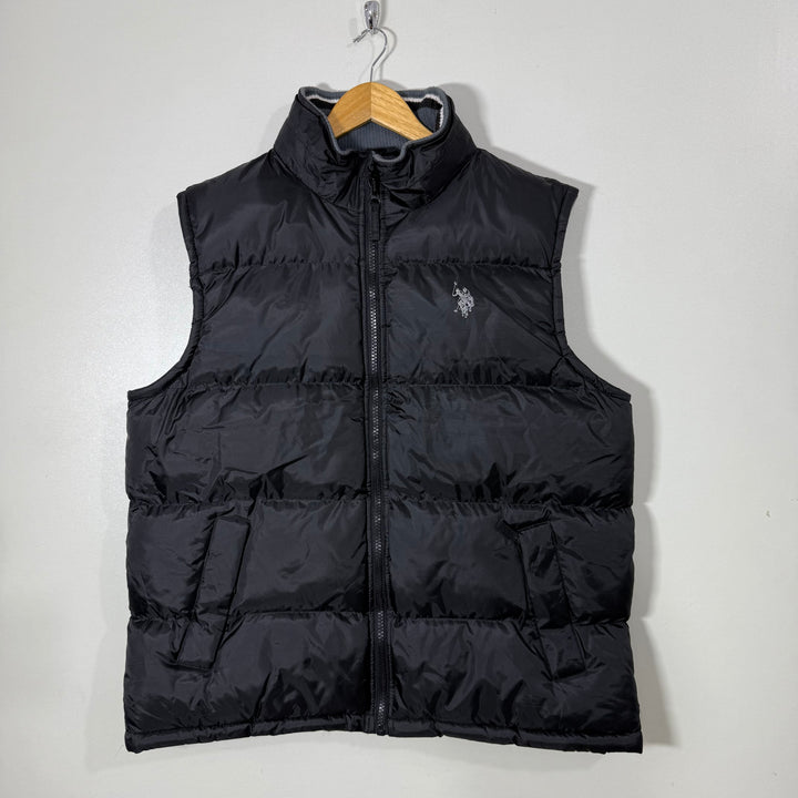 US POLO ASSN SLEEVES LESS PUFFER JACKET