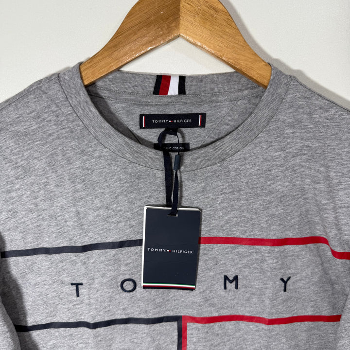 TOMMY HILFIGER ORGANIC COTTON LONG SLEEVES COTTON TSHIRT BRAND NEW