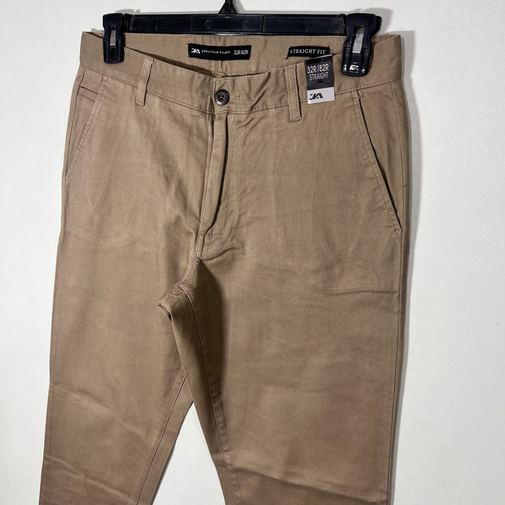 JONATHAN ADAMS STRAIGHT FIT COTTON CHINO PANT BRA