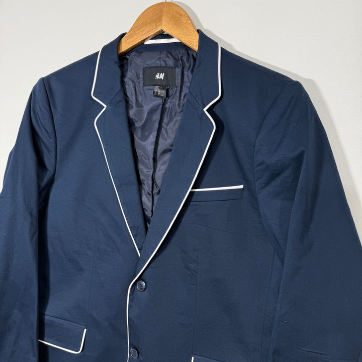 H&M REGULAR FIT BLAZER BLUE COLOUR