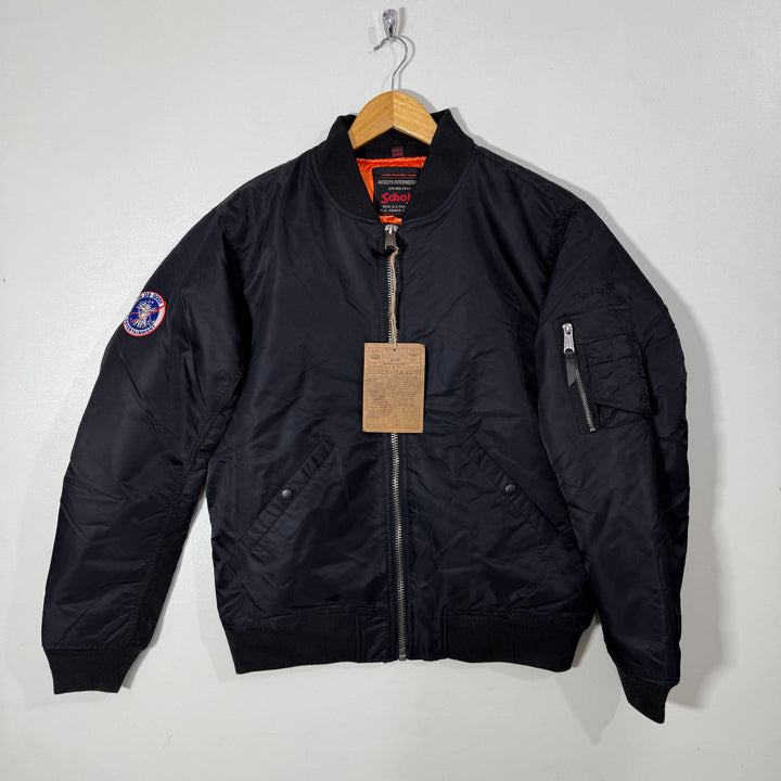 SCHOTT BEN COLLAR BOMBER JACKET BRAND NEW
