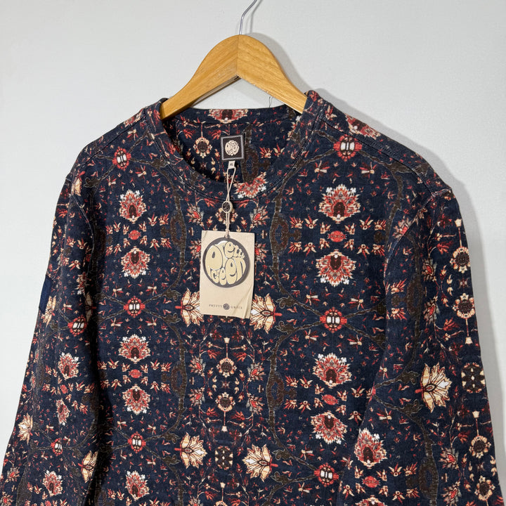 PRETTYGREEN PRINTED SWEATSHIRT BRAND NEW INNER FLEECE