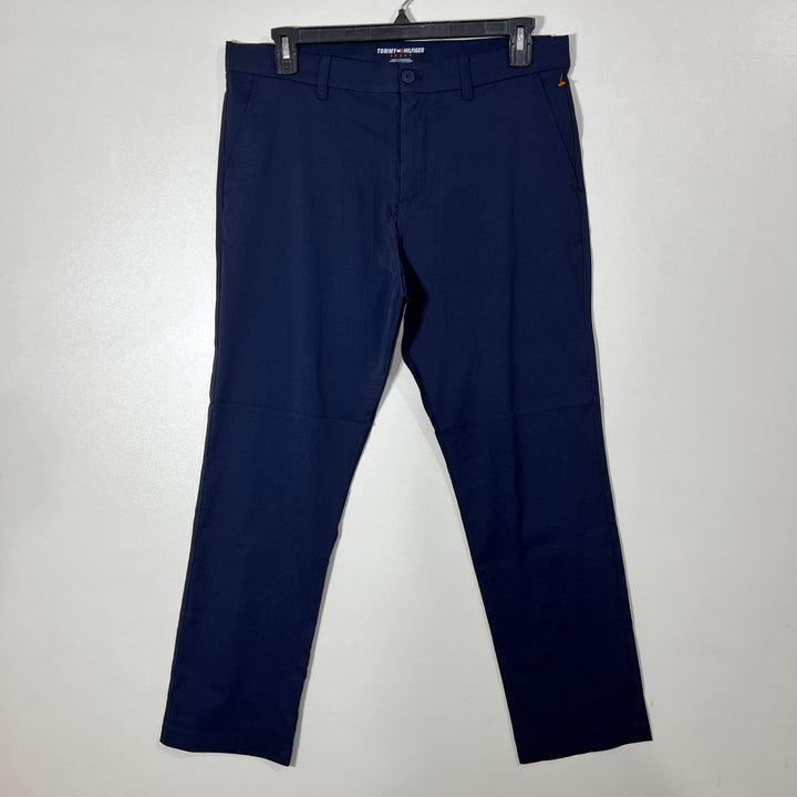 TOMMY HILFIGER SLIM FIT PERFORMANCE PANT WITH STRETCH BLUE COLOUR