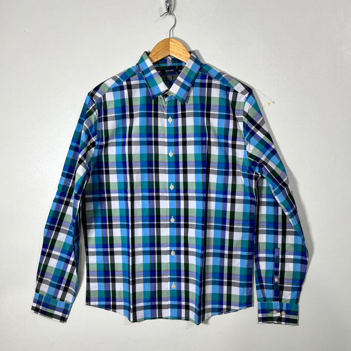 SADDLEBRED NON IRON CHECKERED SHIRT