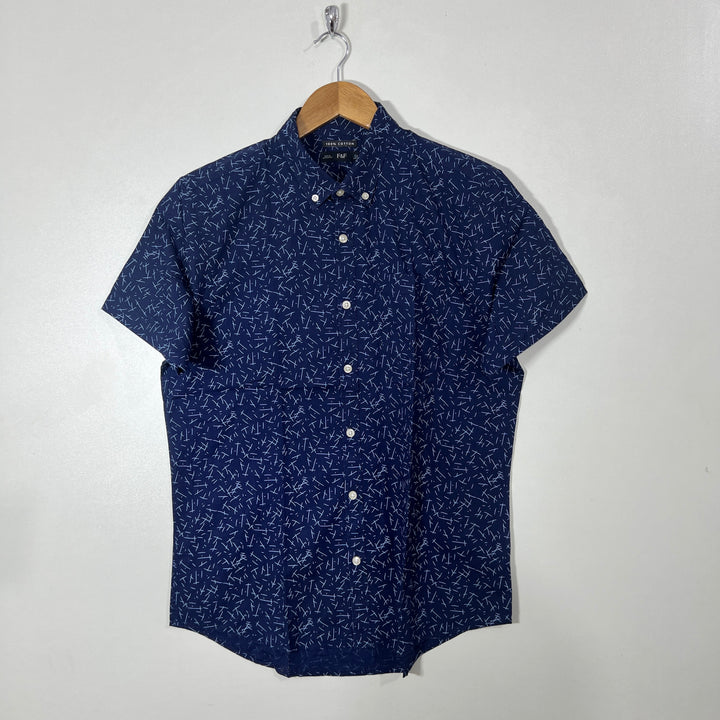 F&F BUTTON DOWN HALF SLEEVES SHIRT