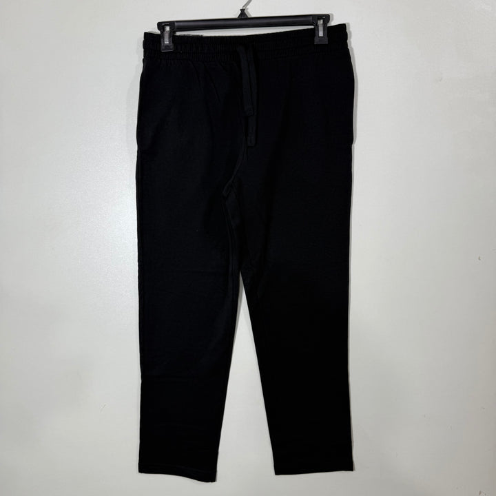 MARKS & SPENCER STRAIGHT LEG SWEAT TROUSER BRAND NEW WITH BACK ZIP POCKET BLACK COLOUR WITH STRETCH