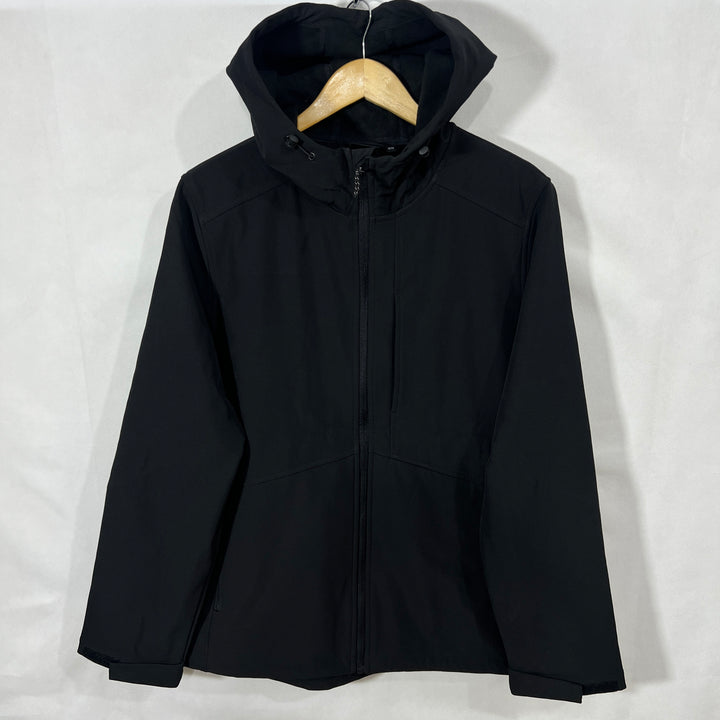 GEORGE SOFT SHELL WINDBREAKER JACKET INNER FLEECE WITH HOOD