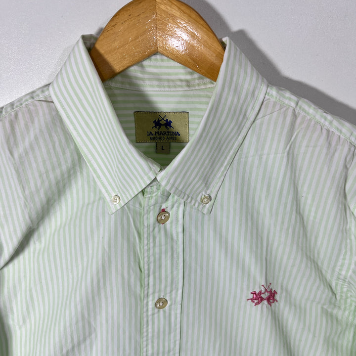 LA MARTINA BUTTON DOWN CASUAL COTTON SHIRT