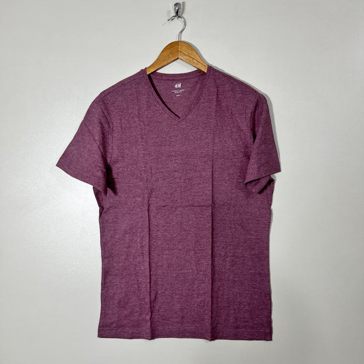 H&M V NECK COTTON TSHIRT