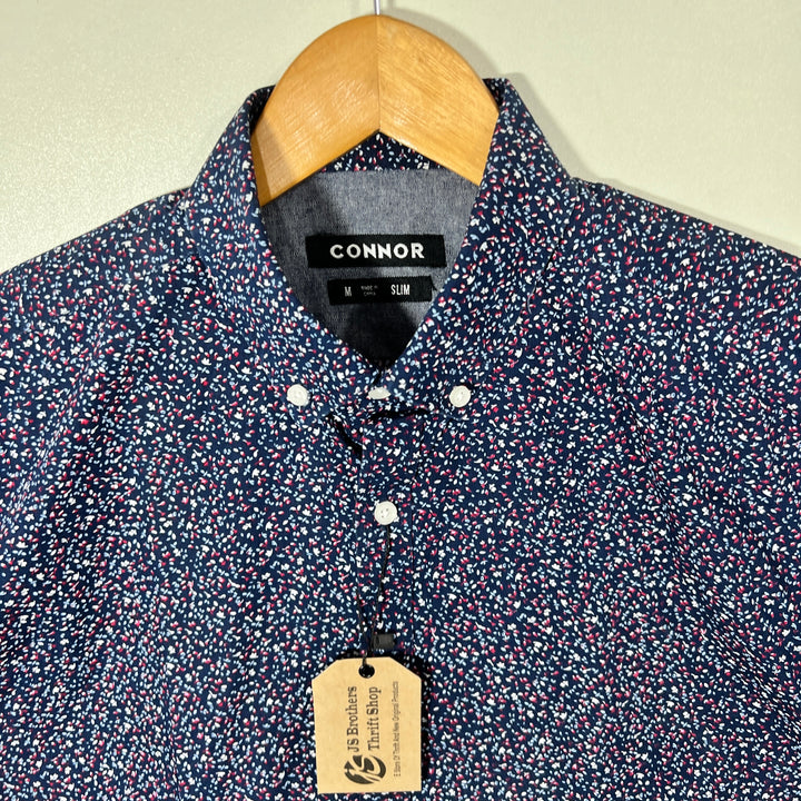 CONNOR SLIM FIT BUTTON DOWN HALF SLEEVES SHIRT