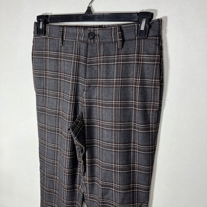 ZARA MAN  CHECKERED FORMAL JOGGER PANT WITHOUT STRETCH