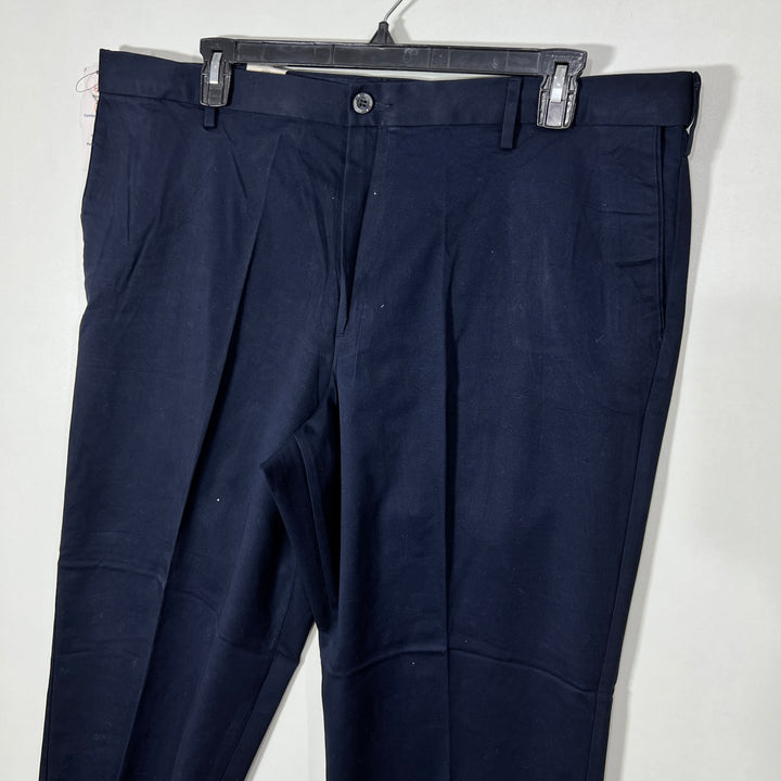 DOCKERS RELAXED FIT COMFORT KHAKI COTTON CHINO CPANT BRAND NEW WITH STRETCH DARK NAVY BLUE