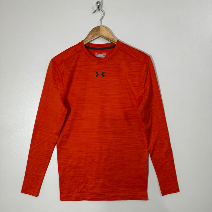 UNDER ARMOUR COLDGEAR LONG SLEEVES SPORT COMPRESSION TSHIRT INNER FLEECE
