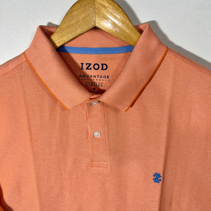 IZOD ADVANTAGE COTTON POLO TSHIRT WITH STRETCH