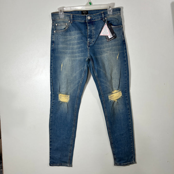 BOOHOOMAN SLIM FIT DENIM PANT BRAND NEW WITH STRETCH