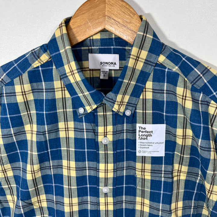 SONOMA BUTTON DOWN CASUAL COTTON SHIRT BRAND NEW
