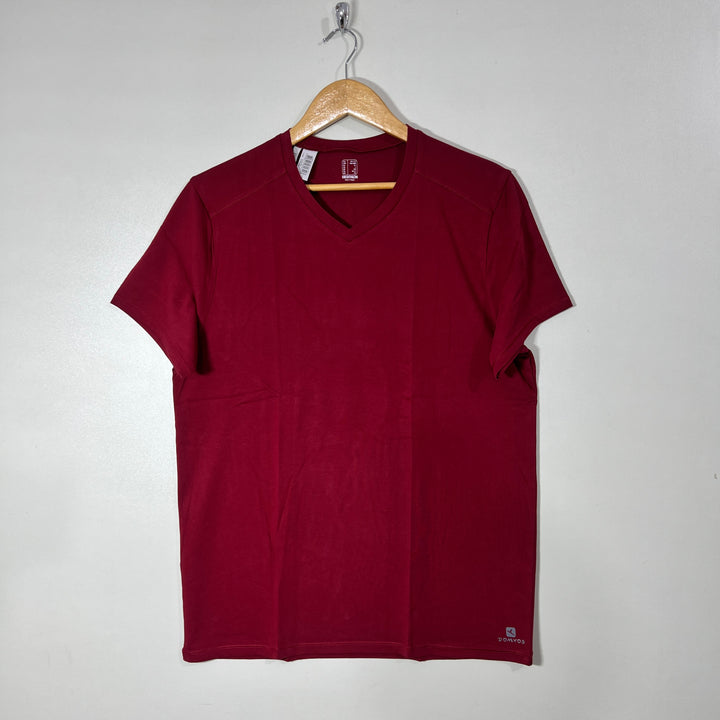 DECATHLON V NECK COTTON TSHIRT