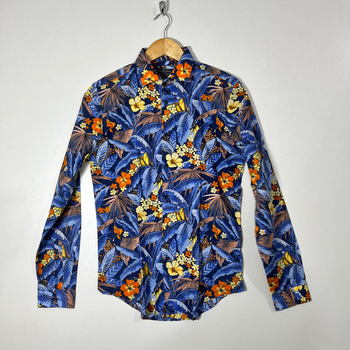 ZARA SLIM FIT CASUAL COTTON  SHIRT