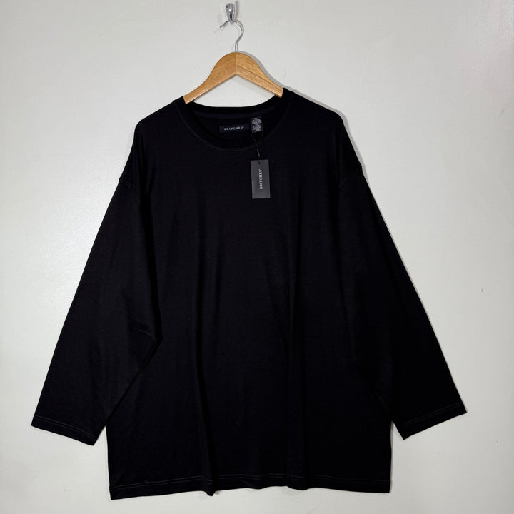 BRITCHES OVERSIZED DROPPED SHOULDER KNITWEAR LONG SLEEVES COTTON TSHIRT BRAND NEW