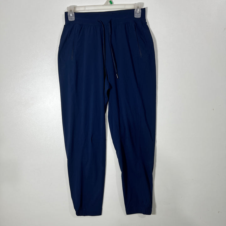 LULULEMON HYBRID PARACHUTE SPORT TROUSER WITH STRETCH SIDE ZIP POCKETS BLUE COLOUR